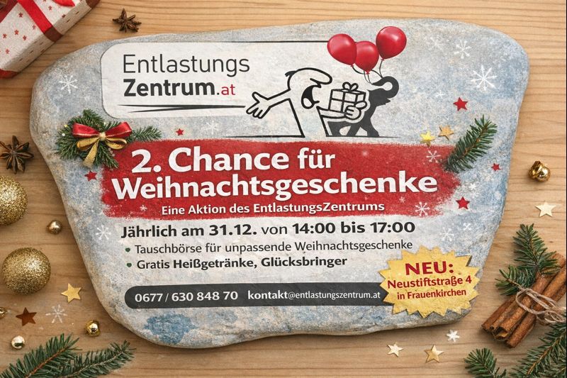 Flyer 2. Chance für Weihnachtsgeschenke Frauenkirchen